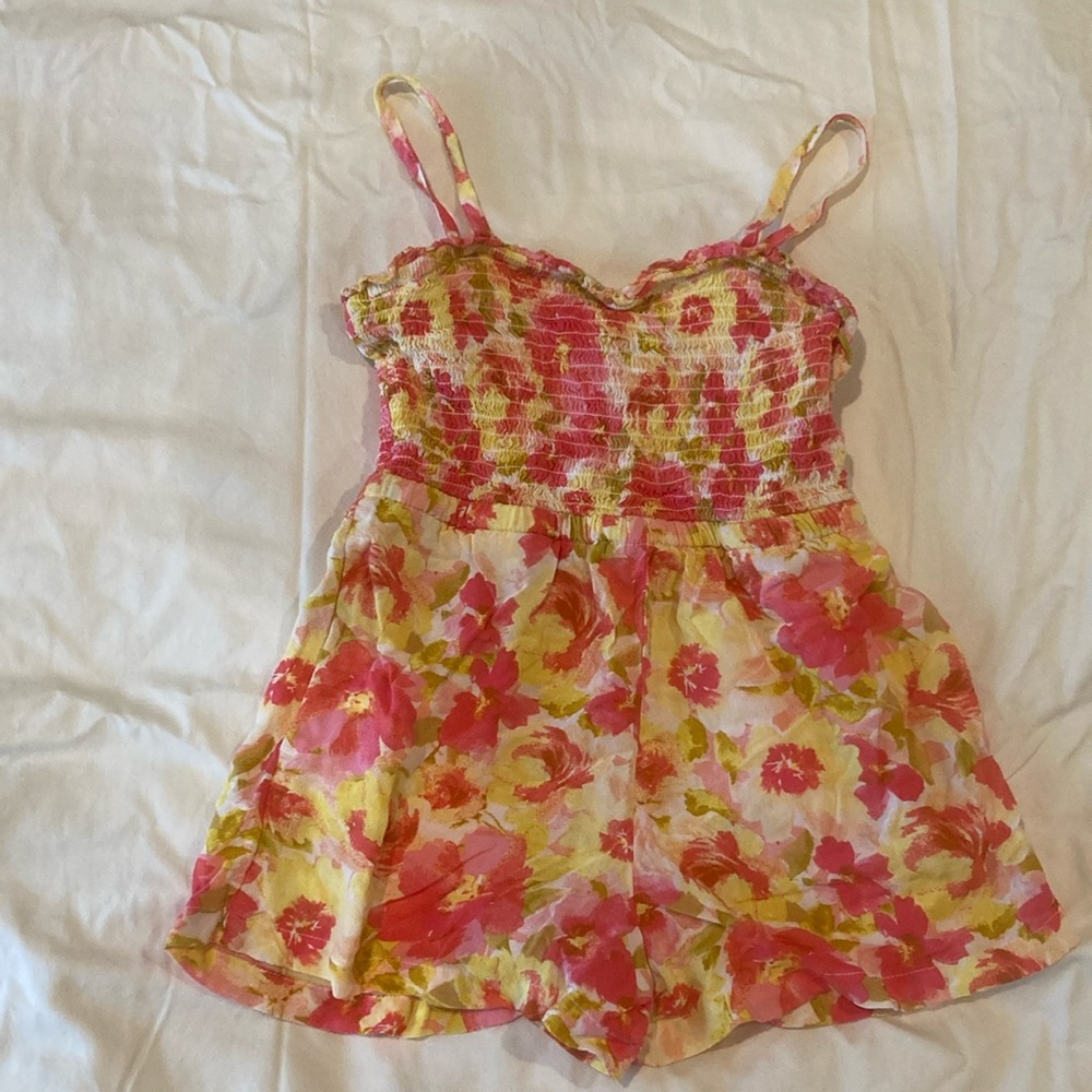 Floral girls romper, Old Navy